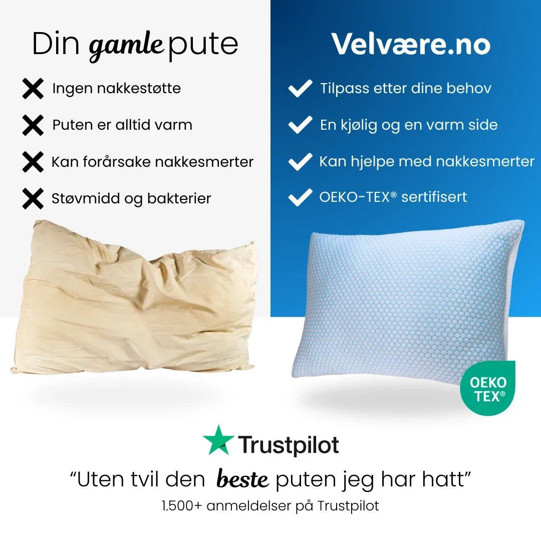 Justerbar Sovepute - Din Holdning