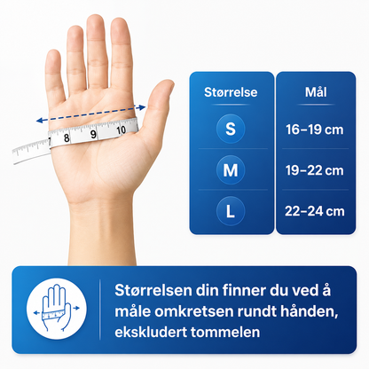 Artrose/Leddgikt Kompresjonshansker med kobber