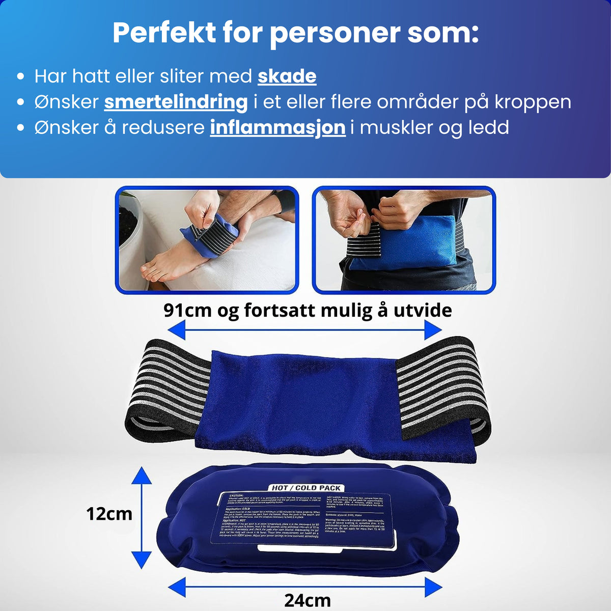 Justerbar Kulde-Varmekompress